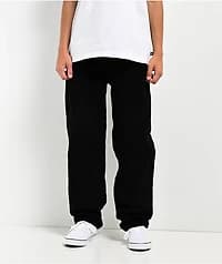 Empyre Kids' Loose Fit Black Corduroy Skate Pants